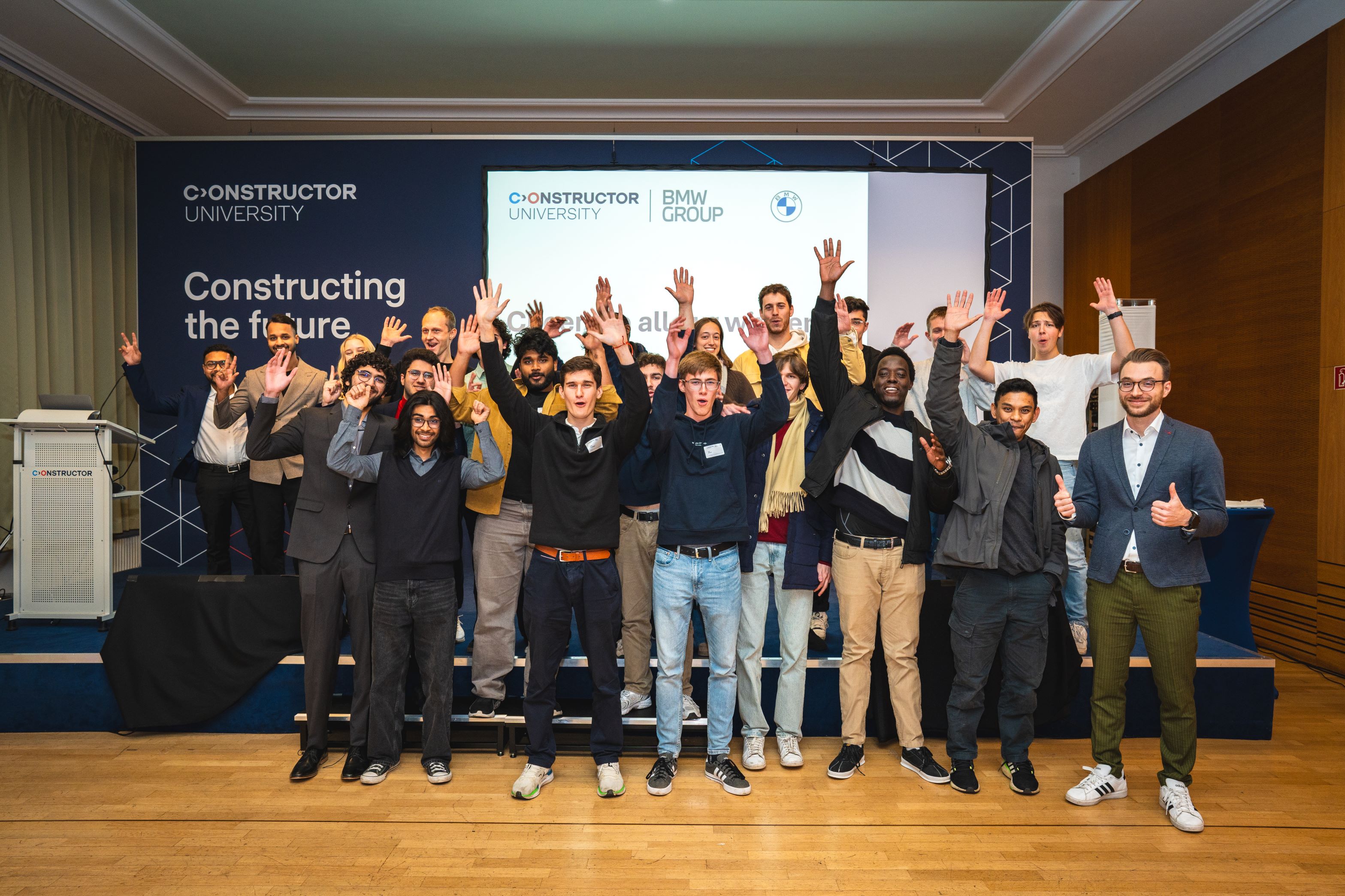 Participants of the BMW Hackathon at Constructor University