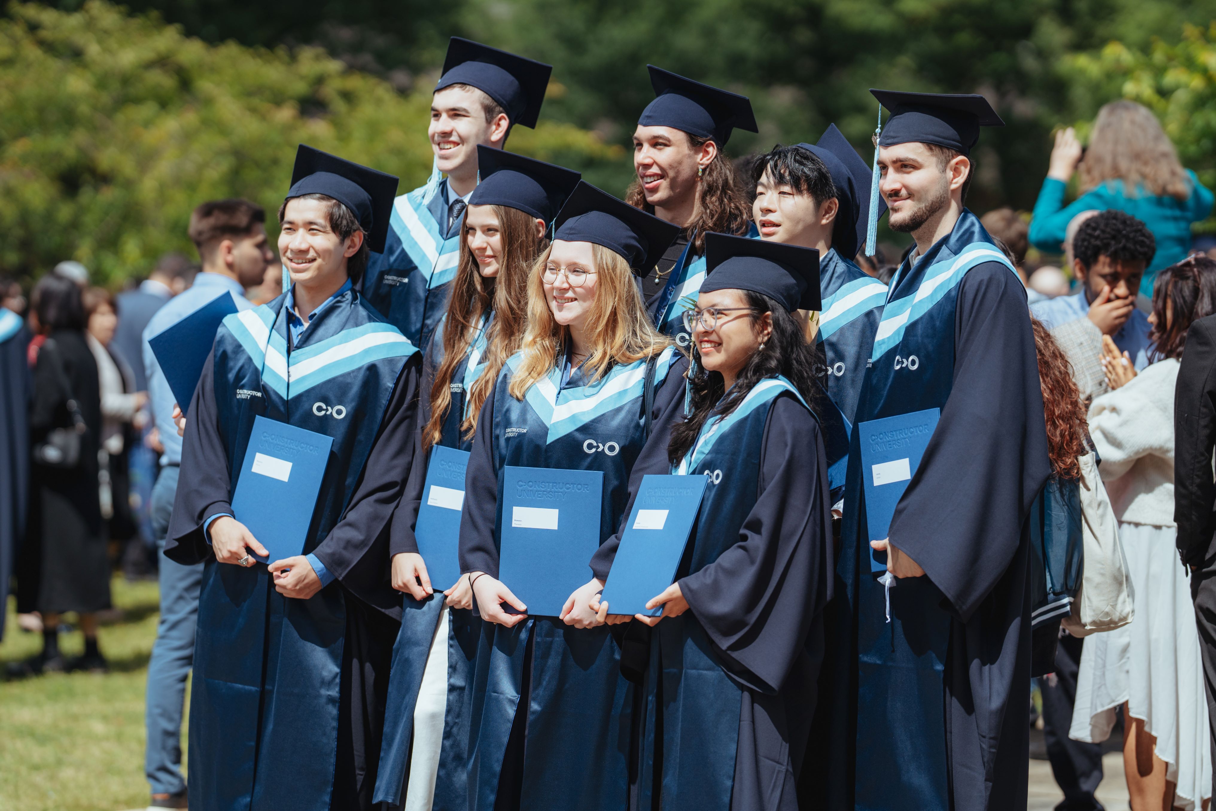 Students at the Graduation ceremony