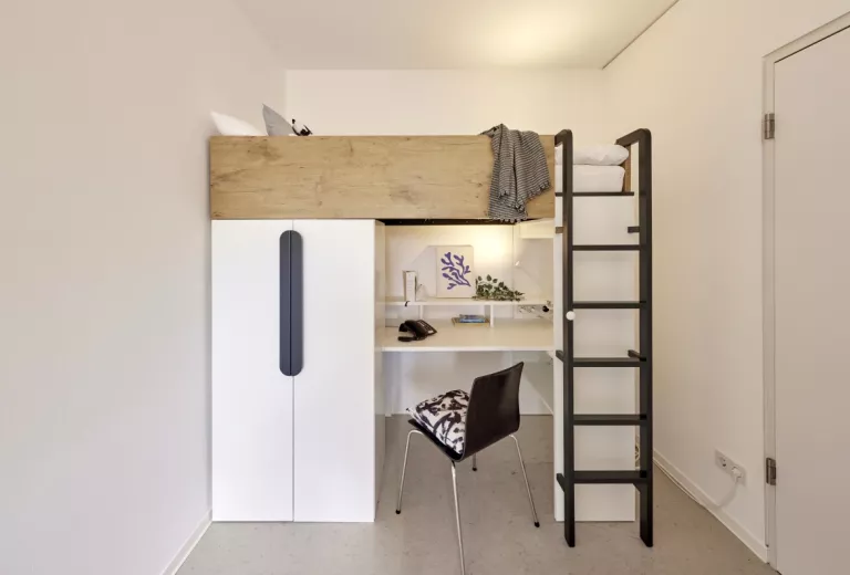 Loft bed with study desk