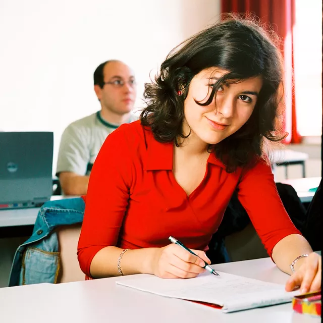 Student writing