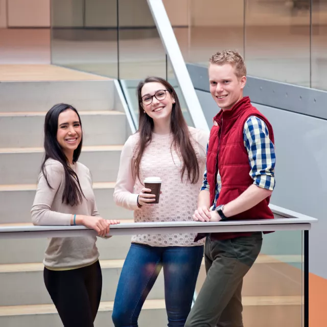 smiling students