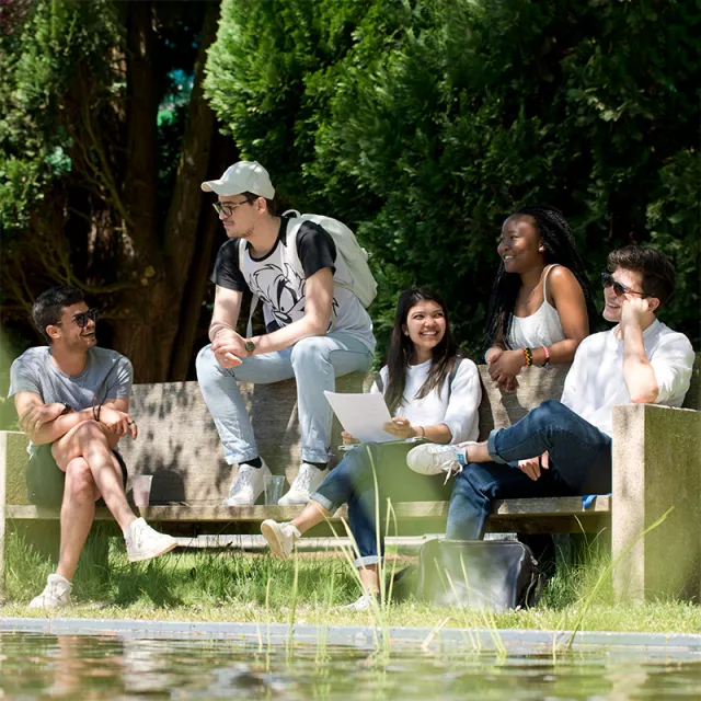 Students outside