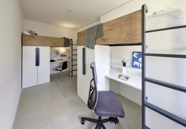 Loft room college beds