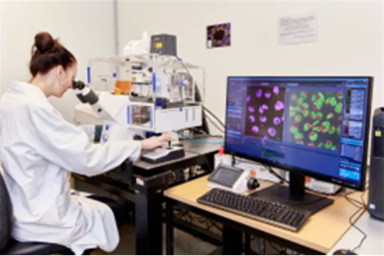research lab woman