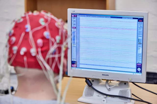 Brain Lab Person Computer Cap
